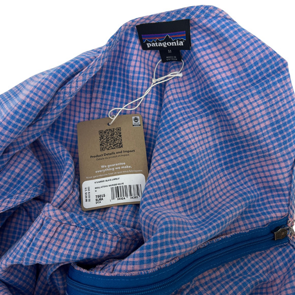 Patagonia Women’s Garden Island Jumpsuit NWT Size Medium Milkweed Mauve Bohemian - Picture 6 of 6